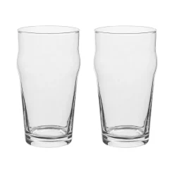 Verre bière nonix format pinte x 2