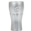 Verre Coca-Cola gris argenté