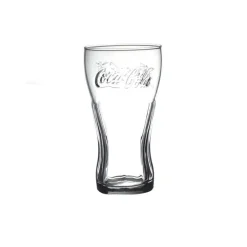 Verre Coca-Cola transparent x3