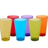 Verre coloré multicolore x6