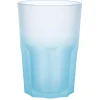 Verre haut effet givré bleu fluo 40 cl - Frozen