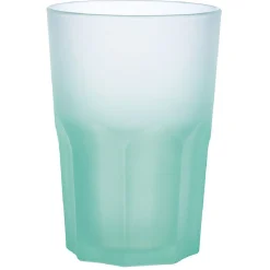 Verre haut effet givré vert fluo 40 cl - Frozen