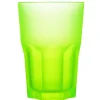 Verre Luminarc vert fluo