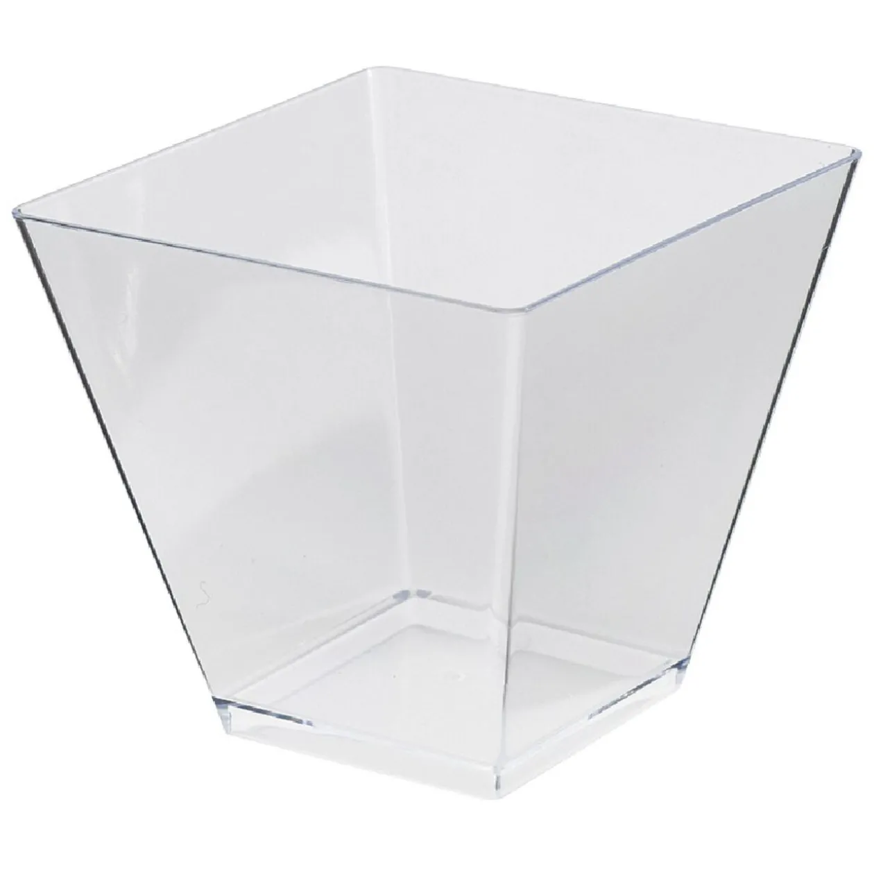 Verrine forme diamant transparente x25