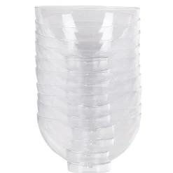 Verrine ronde en plastique réutilisable x10