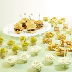 Verrine x50 + mini-cuillère x50 réutilisable transparent