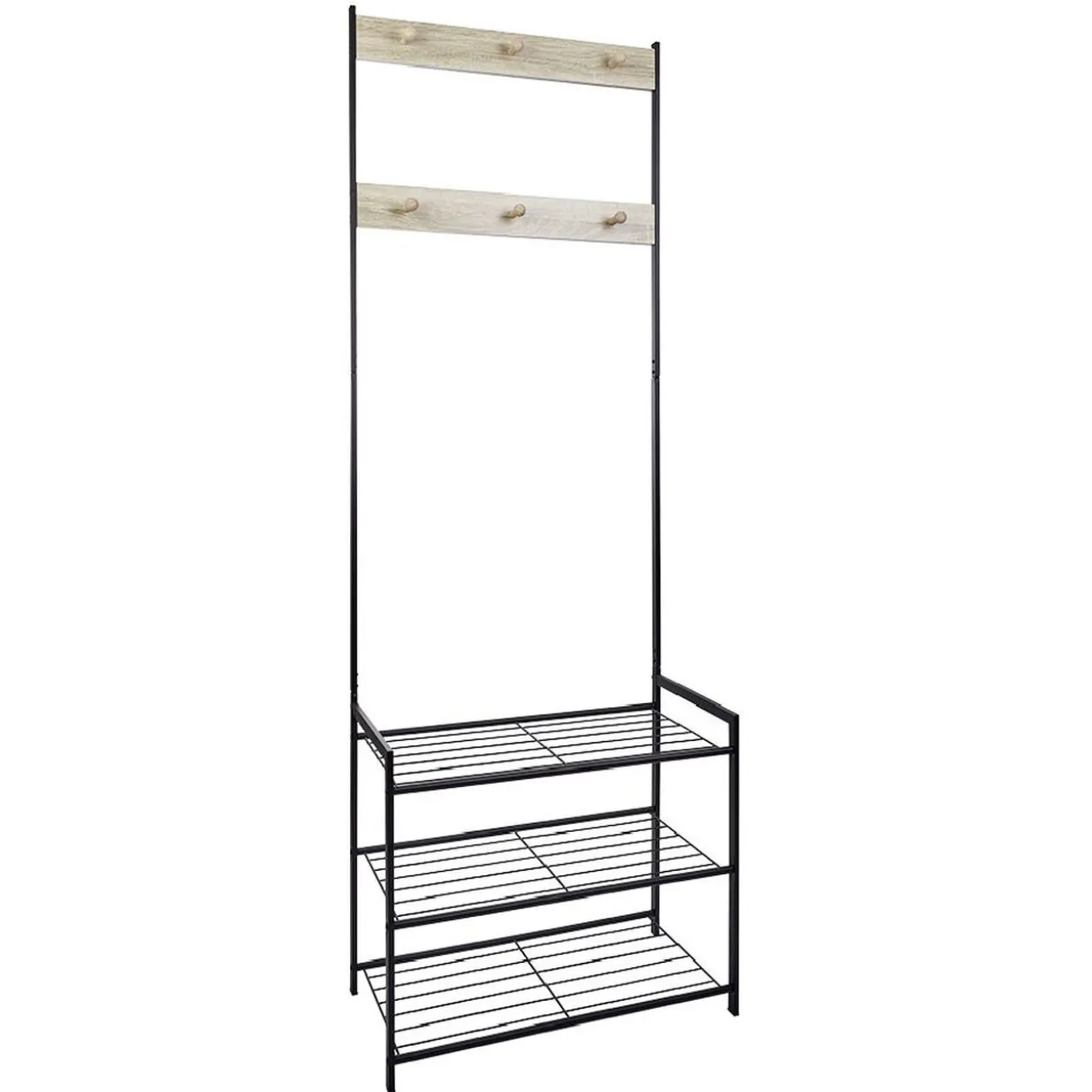 Vestiaire en bois et métal style industriel