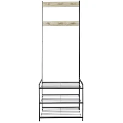 Vestiaire en bois et métal style industriel