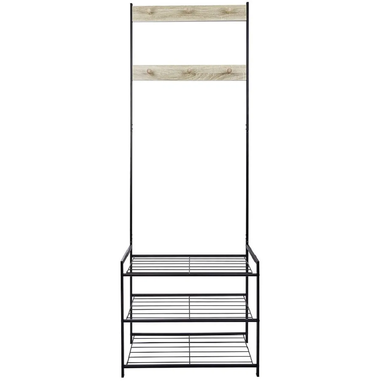 Vestiaire en bois et métal style industriel