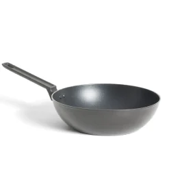 Wok tous feux dont induction avec couvercle Ø28cm